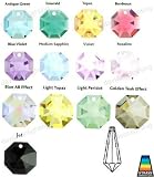 38mm Swarovski Strass Rosaline Pink Icicle U-drop Crystal Prisms-set of 10 pcs #8621-38