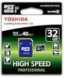 Toshiba 32GB MicroSDHC Card - UHS-1