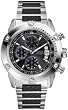 Guess Men's U18507G2 Silver Stainless-Steel Quartz Watch with Black Dial