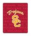 Southern California USC Trojans Classic Fleece Blanket/Throw - NCAA College Athletics