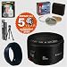 Canon EF 50mm f/1.8 II Autofocus Lens & 6 Year Warranty & Filters & Accessory Kit