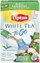 Lipton White Tea Iced Tea Mix To Go, Apple Cranberry, 10-Count Boxes (Pack of 12)