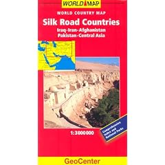Silk Road Countries World Map