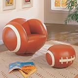 Wildon Home 460189 Football Chair with Ottoman