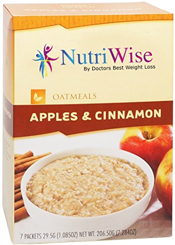 NutriWise - Apples & Cinnamon Protein Diet Oatmeal (7/Box)