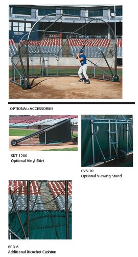 Jaypro Sports BBLS-12 Little Slam Collegiate Portable Batting Cage