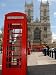 A British Telecom Red Phone Box Associated Press Collection Photographic Poster Print...
