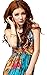 SDBING Women Summer Boho Halter V-neck Long Beach Dresses