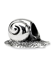 Sterling Silver Reflections Snail Bead