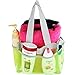 YaeloDesign Shower Caddy Quick Dry Hanging Toiletry & Bath Organizer with 7 Storage Compartments,Green