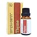 Thyme (Red) Essential Oil by Simply Earth - 15 ml, 100% Pure Therapeutic Grade