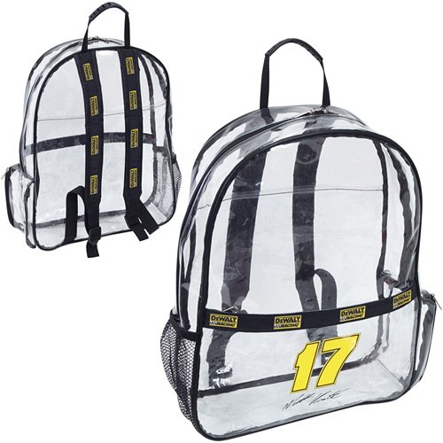 Buy Drivers Select Matt Kenseth Clear Backpack by Chase Authentics