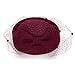 Lawliet Womens Dress Fascinator Wool Felt Pillbox Hat Party Wedding Bow Veil A080 (Wine)