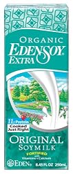 EdenSoy Organic Soymilk, Original with Vitamins & Calcium, 8.45-Ounce Boxes (Pack of 27)
