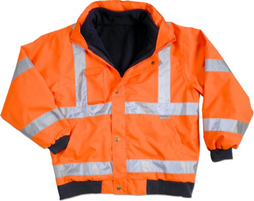GLoWEAR 8380 Class-3 Bomber Jacket, Orange, Large On Sale