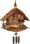 River City Clocks MD820-24 Eight Day Musical Chalet Cuckoo Clock with Dancers, Moving Wagoneer And Waterwheel, 24-Inch Tall