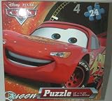 Disney Pixar Cars 24 Piece Puzzle - Lightning McQueen & Tachometer