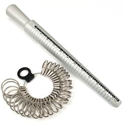 Rong Of Ring Sizers & Jewelers Metal Sizing Stick Save