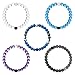 Bracelet Set of 5, Shark, Classic, Blue, Purple, Grey, Size M