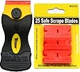 25 Plastic Double Edged Razor Blade and Titan Scraper