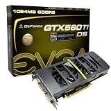 EVGA GeForce GTX 560 Ti DS Superclocked 1024 MB GDDR5 PCI Express 2.0 2DVI/Mini-HDMI SLI Ready Graphics Card, 01G-P3-1567-KR