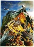 Mteverest Golf,Climbing Flying - Artist: Chapman - Art Print Poster Size: 18.00 by 24.00 inches
