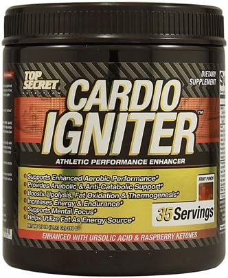 Wholesale Top Secret Nutrition Cardio Igniter - Fruit Punch - 11.21 oz, [Sports/Fitness, Muscle Growth]