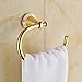 Rozin Gold Finish Wall Mounted Towel Hook Bath Towel Ring Hanger