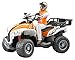 Bruder Quad with Driver (Colors May Vary)