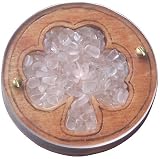 Rose Quartz Love Talisman Clover Magnet