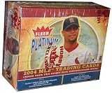2004 Fleer Platinum Baseball Cards Hobby Box (24 packs/box)