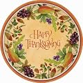 Thanksgiving Medley Dessert Plates, 8ct