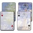 Woman with Parasol / Water Lilies - Double Deck Playing Cards
