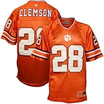 Clemson Tigers #28 Orange Youth Prime Time Football Jersey