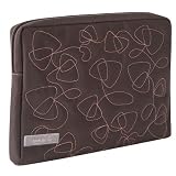 Techair - TSC156V1 - Housse de protection en Nylon pour Ordinateur portable 15,6" - Marron Brod&eacute;e Rose