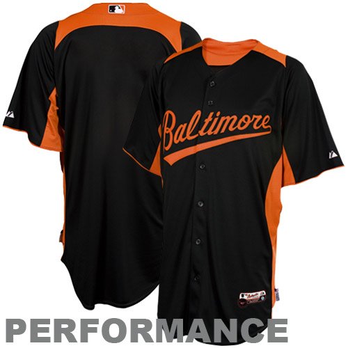 Baltimore Orioles Jersey: Authentic Black On-Field Batting Practice Jersey
