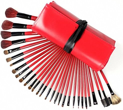 U-beauty Professional 30pcs Wool Makeup Brushes Eyeshadow Powder Brush Set Kit with Case