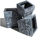 Strathwood Galvanized Iron Square Planter, Set of 3