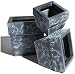 Strathwood Galvanized Iron Square Planter, Set of 3