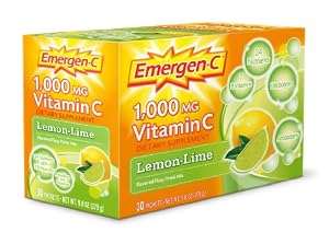Emergen-C 1000mg Lemon and Lime Flavour Drink 30 Sachets: Amazon.co.uk: Health & Beauty