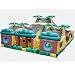 Kidwise Tropical Thee Piece Obstacle Bounce House (Commercial Grade)
