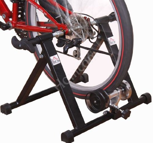 Deluxe Quiet Bicycle Bike Cycle Fan Fly wind wheel Foldable Turbo Trainer Indoor- Black - Kinetic Cyclone System