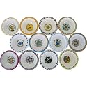 Le Cadeaux Set of 12 mini Melamine Bowls For Dips, Sauces or Fingers