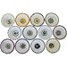 Le Cadeaux Set of 12 mini Melamine Bowls For Dips, Sauces or Fingers