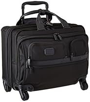 Tumi Alpha Ballistic Business 4 Wheel Deluxe Brief with Laptop Case, Black, One Size
