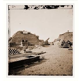 Civil War Photo: Charleston South Carolina (vicinity). Interior of Fort Putnam on Morris Island