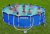 Intex Metal Frame Pool Set, 15-Feet x 42-Inch