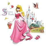 Wallables 3D Wall Décor - Aurora / Sleeping Beauty from Disney Princess, 3-Dimensional Soft Foam Toy Wall Décor, Now with Bonus repositional decals!
