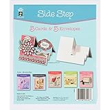 Hot Off The Press Die, Cut Cards with Envelopes, Side Step, 5-Pack