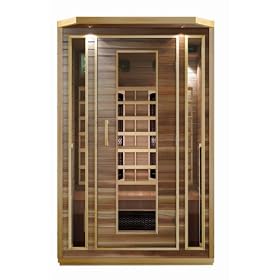 2 Person Sauna Cedar Ceramic Dry Heat FAR Infrared CD Player Portable Detox New